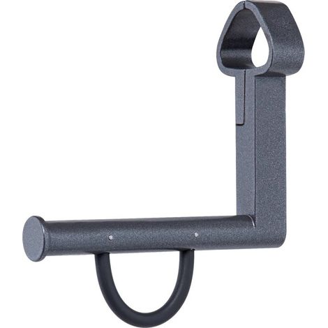 Porte-rouleau papier toilette serie CAVERE alu anthracite metallique 95 convient pour 93 066 13/14/15/16