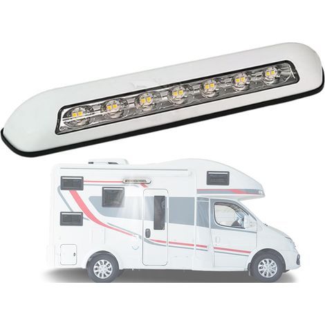 Außenbeleuchtung mit LEDs für die Veranda des Wohnmobils (1/5)