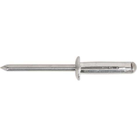 Sealey Load Spreading Aluminium Standard Flange Rivet 4.8 x 27mm - Pack of 200 RB4827