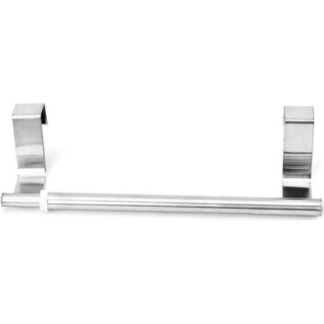 Porte-serviettes télescopique monobloc en acier inoxydable, XU, 22,5-35,5 x 6 x 7 cm, argent mat, produit de haute qualité, durable, fiable, fabriqué avec des matériaux sélectionnés. (1/4)
