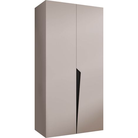 Armoire Hartford 603, Cachemire, 202x100x52cm, Portes d'armoire: Avec des charnières, Nombre d'étagères: 0 (1/5)