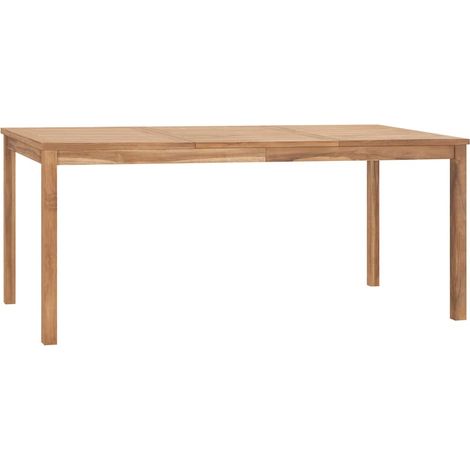 Table à dîner de jardin-Table à Manger-Table d'extérieur 180x90x77 cm Bois de teck solide 889597 (1/5)