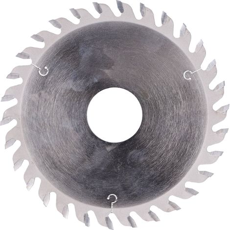 Lame de scie en alliage pour le travail du bois, 30 dents, pour la coupe du bois, fraisage vertical et rainurage, 125 x 30 x 3,5 - 30 dents