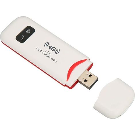 Dongle de Modem WiFi USB 4G LTE,Routeur de Point D'accès sans Fil Portable,avec Emplacement pour Carte SIM,Prise en Charge de (1/4)