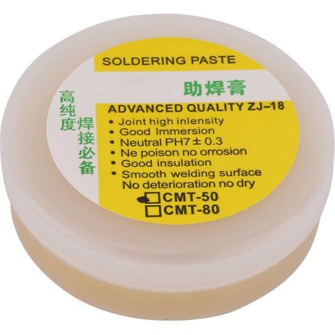 Pâte de flux de soudure, graisse de soudage pour circuits imprimés de téléphones portables PGA BGA (CMT-50) (1/5)