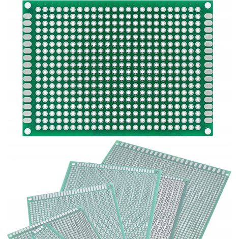 PCB prototipo universale a doppia faccia 50 x 70 mm (verde) (1/5)