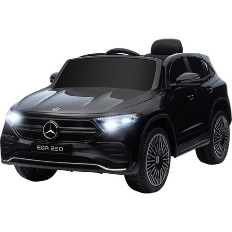 HOMCOM Macchina Elettrica per Bambini con Licenza Mercedes Benz EQA Nero (1/5)