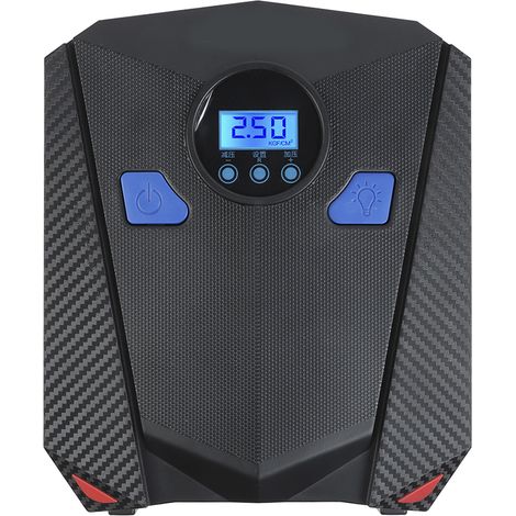 Gonfleur de pneus de voiture électrique, compresseur d'air portable numérique 12 V (1/5)
