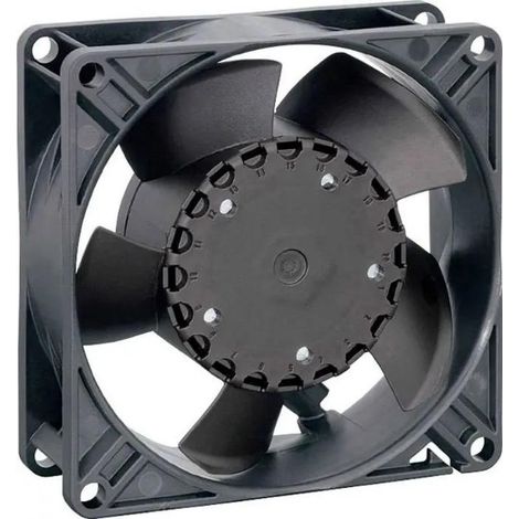 ebm-papst 3312 NNR ventilador axial negro 12 V DC