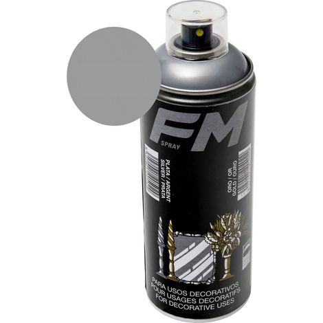 Bombe de peinture déco argenté 400ml