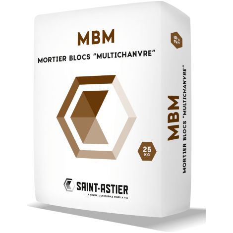 Sac de mortier-colle pour bloc de chanvre (M.B.M) Saint-Astier,