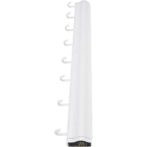 GARRYFIZH Séchoir rétractable 60cm blanc pour salle de bain (1/5)
