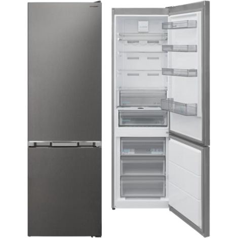 Sharp SJ-NBA32DMXPB-EU. Capacità netta totale: 366 L. Cerniera porta: Destra. Classe climatica: SN-T, Emissione acustica: 35 dB. Capacità netta frigorifero: 266 L, No Frost (f... - SHARP SJ-NBA32DMXPB (1/2)