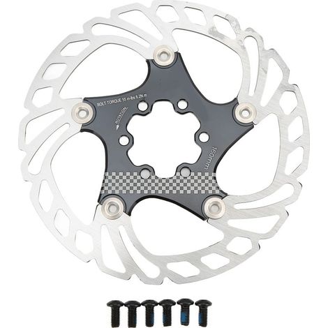 Disques de frein flottants pour vélo à 6 boulons, dissipation thermique, rotor VTT 160MM (1/5)