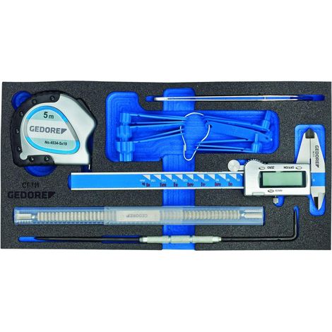 GEDORE 1500 CT1-711 Mess-Sortiment in Check-Tool-Modul (1/3)