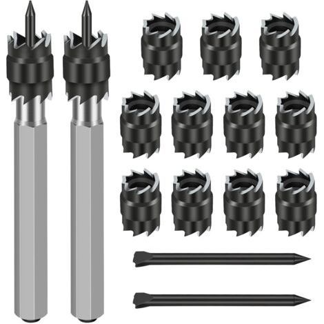 Juego de 15 brocas para soldadura por puntos, 3/8" (1/5)