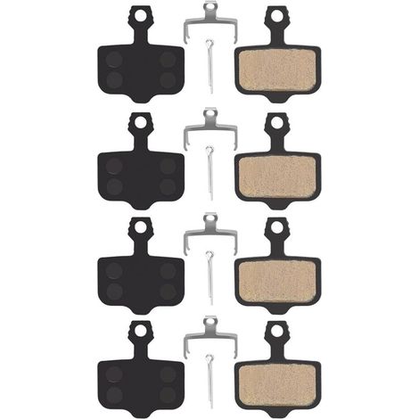 Compatible avec les plaquettes de frein SRAM Elixir E1 E3 E5 E7 E9 ER CR XO XX DB1 DB3 DB5, VTT, 5 paires de plaquettes de frein à disque pour vélo (1/4)