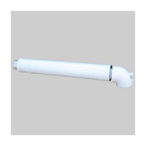 TERMINALE ANTIVENTO CON CURVA 90  ° PER SCALDINI  60100     VAILLANT