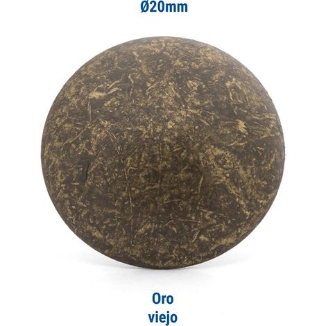 tachuela lisa. acero. para cubrir tornillería - heico acabado oro viejo ( color:000000 100)