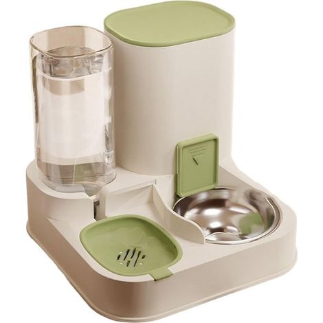 Filiyano-Distributeur d'eau automatique - Distributeurs d'eau - Bac à eau de 2,3 litres - Réservoir d'eau de 1,3 litre - Débit d'eau réglable - Bol en (1/5)
