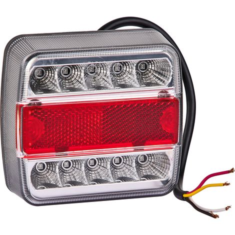 LED Rücklicht Anhängerbeleuchtung 12V Rückleuchten Lichtleiste PKW Anhänger (1/4)