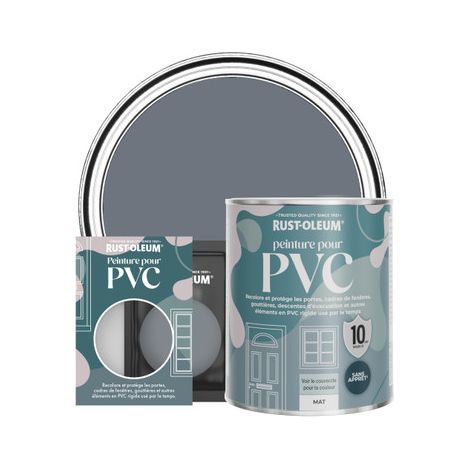 Peinture pour PVC, Finition Mate - Gris Marine (1/2)
