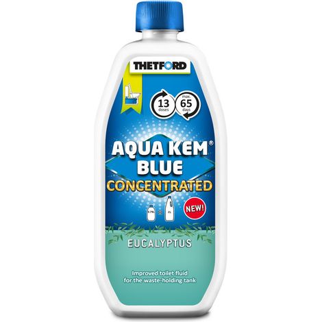 Aqua Kem Blue Eucalipto Concentrado 780ml Aditivo Sanitario para Inodoros Cassettes - Aqua Kem