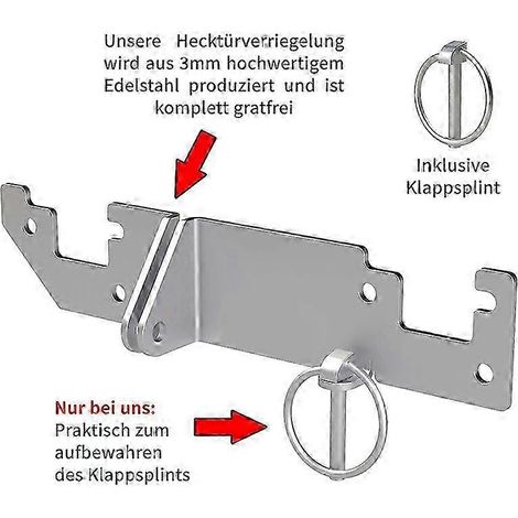 Hecktürverriegelung H1 H2 Schutz für Ducato mit Relais Jumper Boxer X250 X290 Camperdach (1/4)
