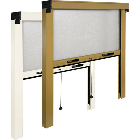 ZANZARIERA SOTTILE VERTICALE 120XH160CM BIANCA AVV