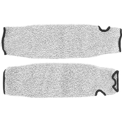 Manchons de Protection Anti-Coupures Niveau 5, Élastiques  Manchons de protection de bras légers avec trou pour le pouce ergonomique pour le travail, le jardinage et la sécurité de (1/5)
