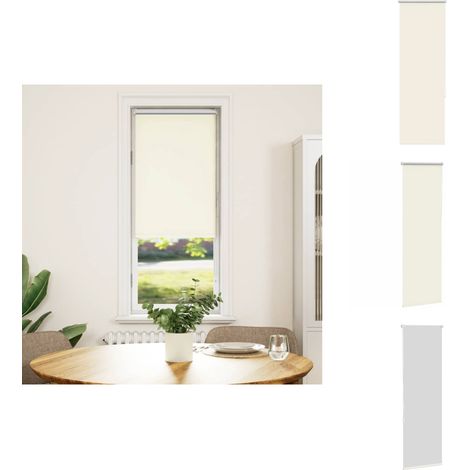 Store enrouleur occultant blanc cassé 60x130cm largeur du tissu - Store Enrouleur - Stores Enrouleurs - Store De Jour Et De Nuit - Store Occultant (1/5)