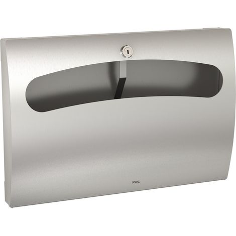 KWC AR WC-Sitzpapierspender, STRATOS, Edelstahl, Aufputz, 393x263x54 mm