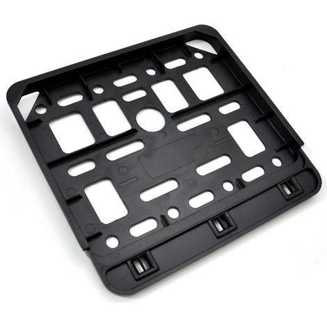 Cadre de plaque d'immatriculation noir pour scooter/cyclomoteur amio-01169