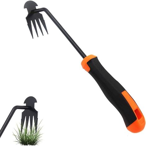 Manual Weeder Stainless Steel Garden Tool for Digging Weeding Transplanting Soil Loosening (1/3)