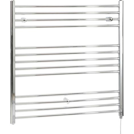 Hudson Reed Kent - Sèche-Serviettes Design Électrique Moderne Plat - Chromé  - 100 cm x 100 cm