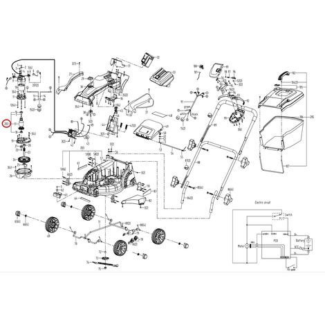 GRUPPO ROTORE E ANELLO MAGNETICO XR50028537 ORIGINALE WORX