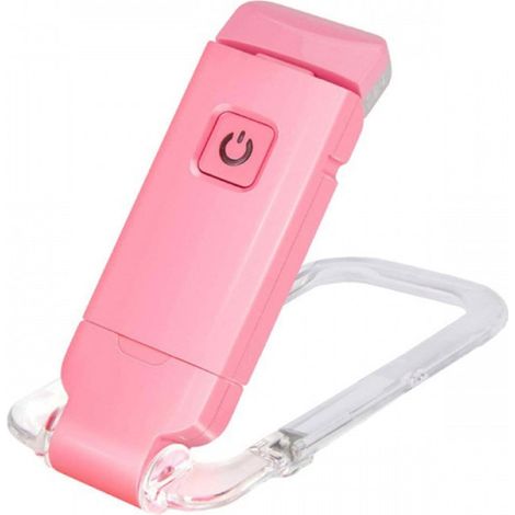 Wiederaufladbare LED-Leselampe mit USB-Anschluss, 3 Helligkeitsstufen – Blau