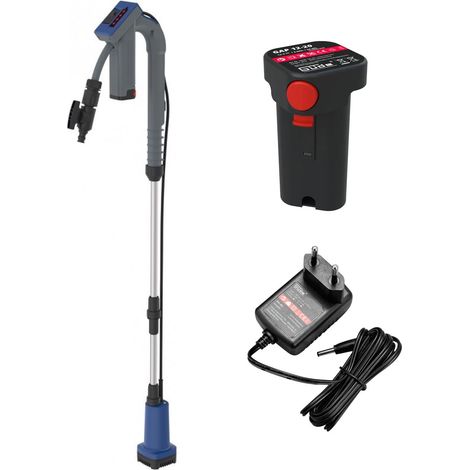 Güde Pompa impermeabile a batteria RFP 12 – 201 – 04 (12 V, 1500 l/h, test buono, protezione contro il funzionamento a secco, altezza 11 m, dimensione massima grana 0,5 mm, rubinetto di