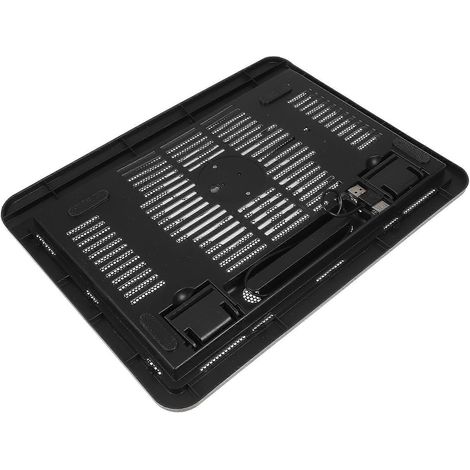 Support de refroidissement pour ordinateur portable avec LED, accessoire pour ordinateur portable 14 pouces-33X25CM-Black