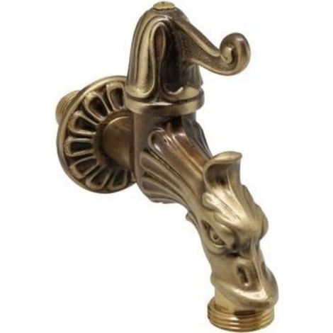 Drachenhahn für Brass -Außenfontänen