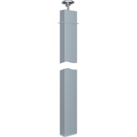 Colonne économique double face fixation vérin 3000-3300mm Alu anodisé (DBS2453000ELN)