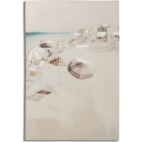 Toile Imprimée Déco "Beach" 80x120cm Multicolore (1/5)