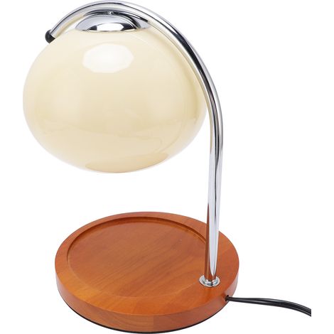 Lampe chauffe-bougie vintage avec variateur, sans flamme, ampoule GU10 50W, idéale pour faire fondre la cire, couleur beige. Parfaite pour la maison et la chambre. (1/5)