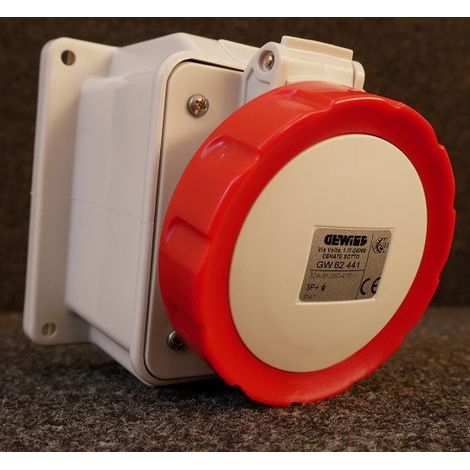 SOCLE DE PR.10°ET.SAI.3P+T 32A 400V 6H GEWISS GW62441 (1/2)