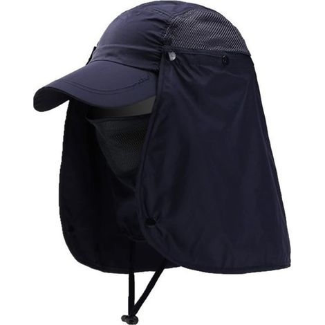 Casquette de Protection Anti-UV UPF 50+ à Rabat Hommes Femmes Chapeaux de Soleil pour l'Extérieur Pêche Randonnée (1/5)