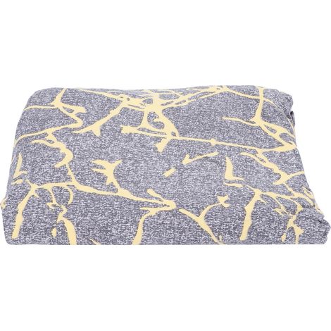 Housse de canapé en fibre de polyester haute élasticité, protection pour canapé, accessoire de mobilier, grise (4 places) (1/5)