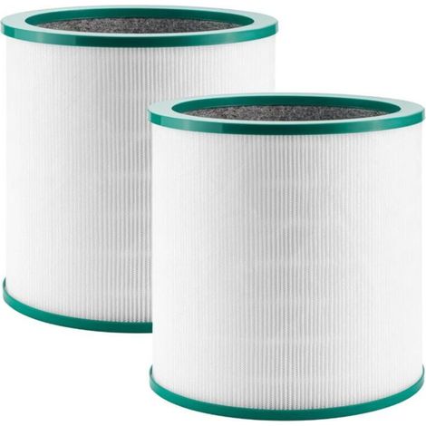 Lot de 2 filtres HEPA pour purificateur d'air Dyson TP02 Pure Cool Link TP01, TP02, TP03, AM11, BP01