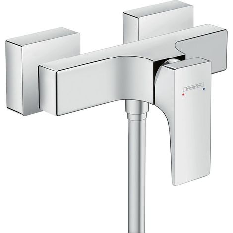 hansgrohe Metropol Einhebel-Brausemischer Aufputz 16l/min mit Hebelgriff, Chrom