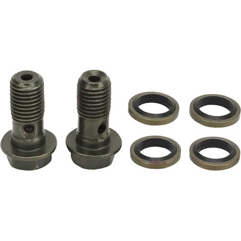 Durite de frein hydraulique tressée de 102 cm, raccord en T pour moto, compatible Coleman KT196 (1/3)