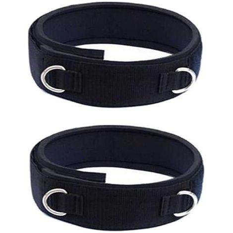 Musleras de fitness de dos piezas con acolchado de neopreno, ajustables, ideales para entrenamiento muscular, deportes como fútbol y running, y aptas tanto para hombres como para mujeres. -Crezuo